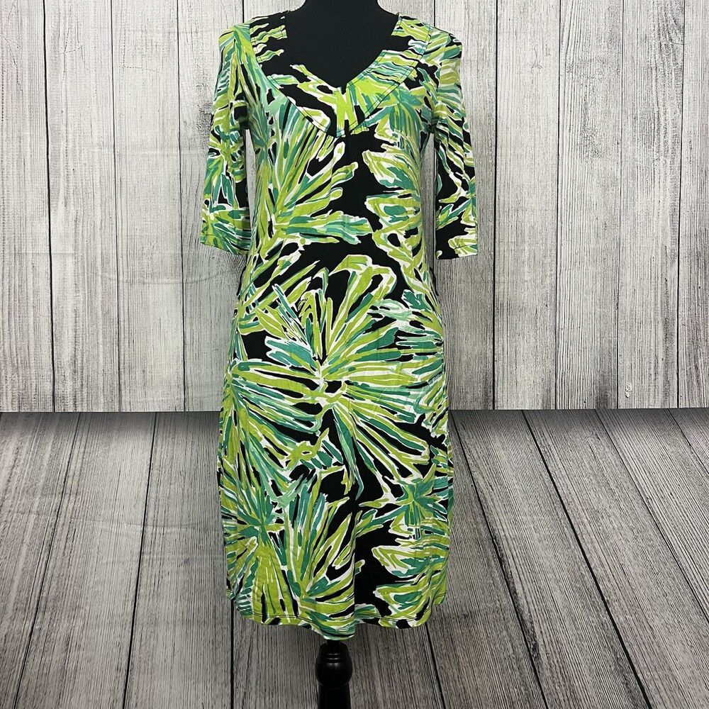 Lilly Pulitzer Small Multicolored Short Sleeve Shift Dress *Missing Belt*